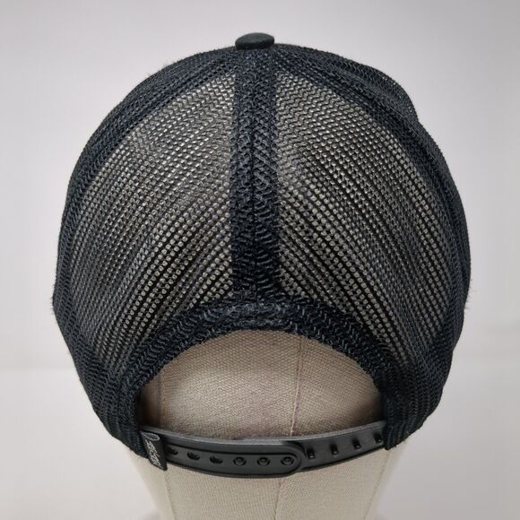 Yee Yee Snapback Trucker Hat Black One Size Adjustable Mesh Back 6 Panel - Picture 5 of 9